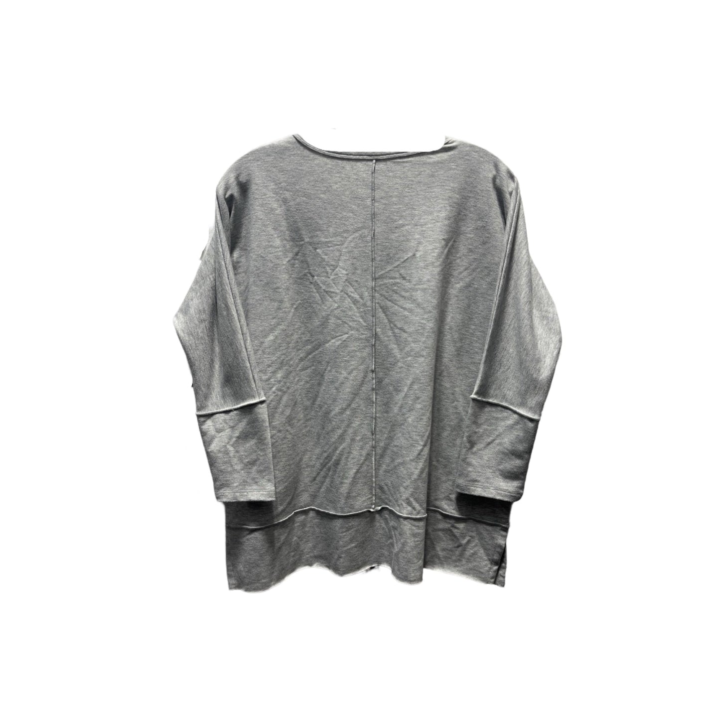 Top Long Sleeve By Spanx In Grey, Size: S