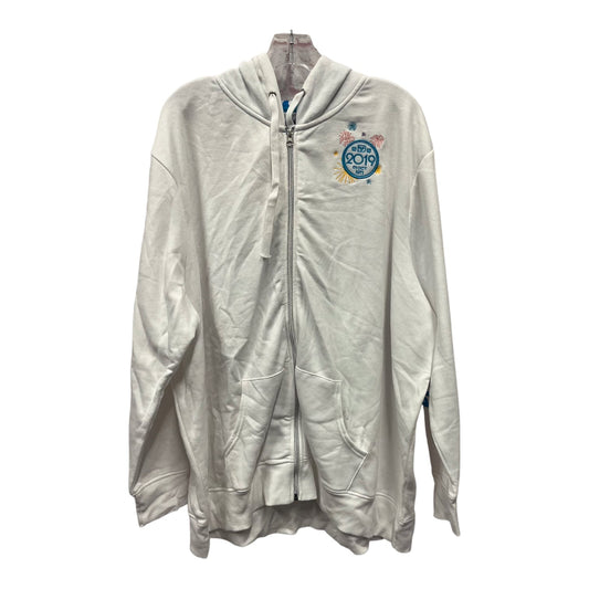 Athletic Jacket By Disney Store In White, Size:3X