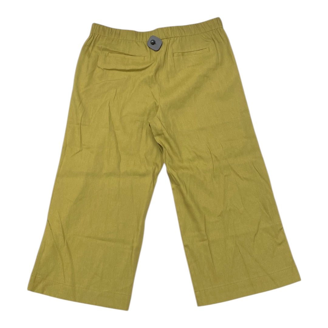 Pants Wide Leg By J. Jill In Green, Size:L