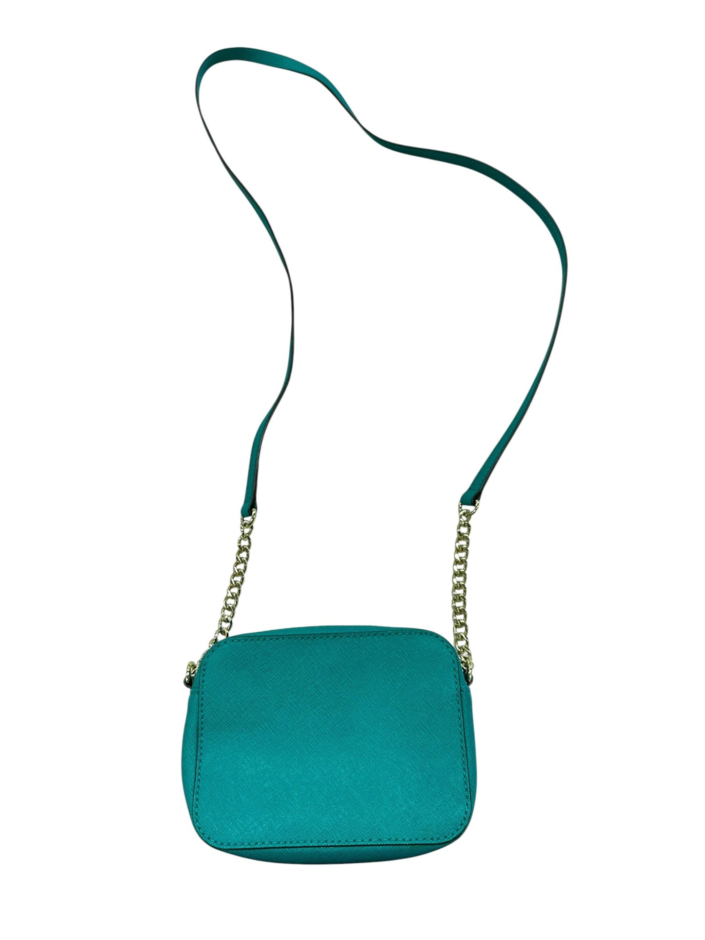 Crossbody Designer By Michael Kors In Teal, Size:Small