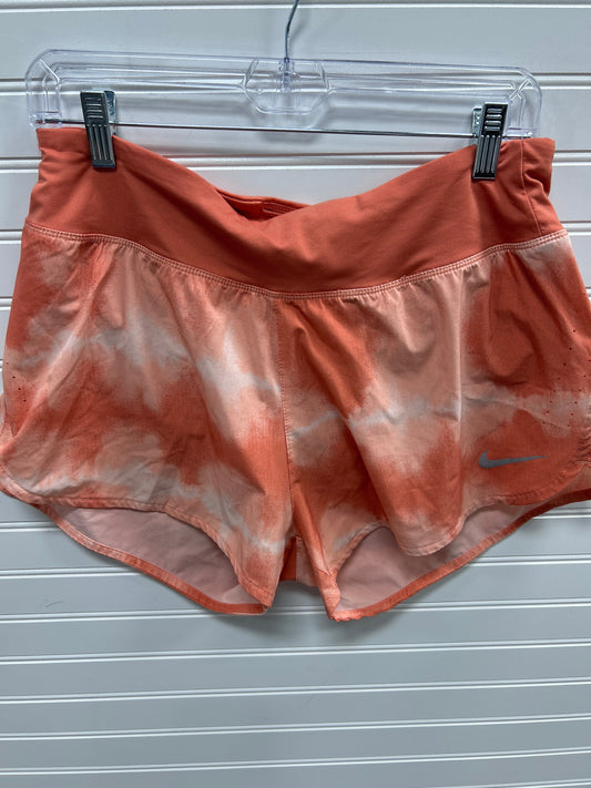 Athletic Shorts By Nike Apparel In Orange, Size:L