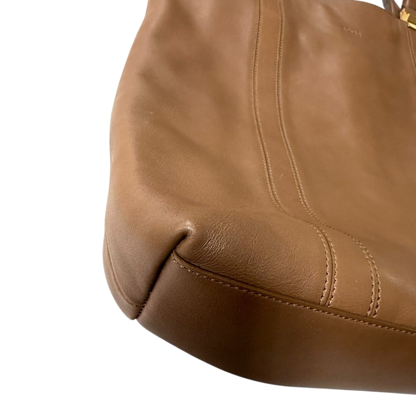 Tote Luxury Designer By Tods In Brown, Size:Large