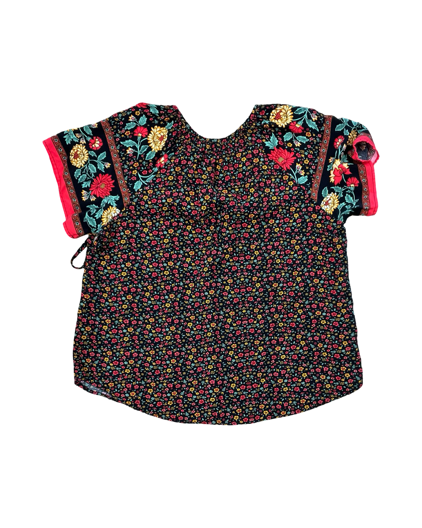 Top Ss By Clothes Mentor In Black & Red, Size:M