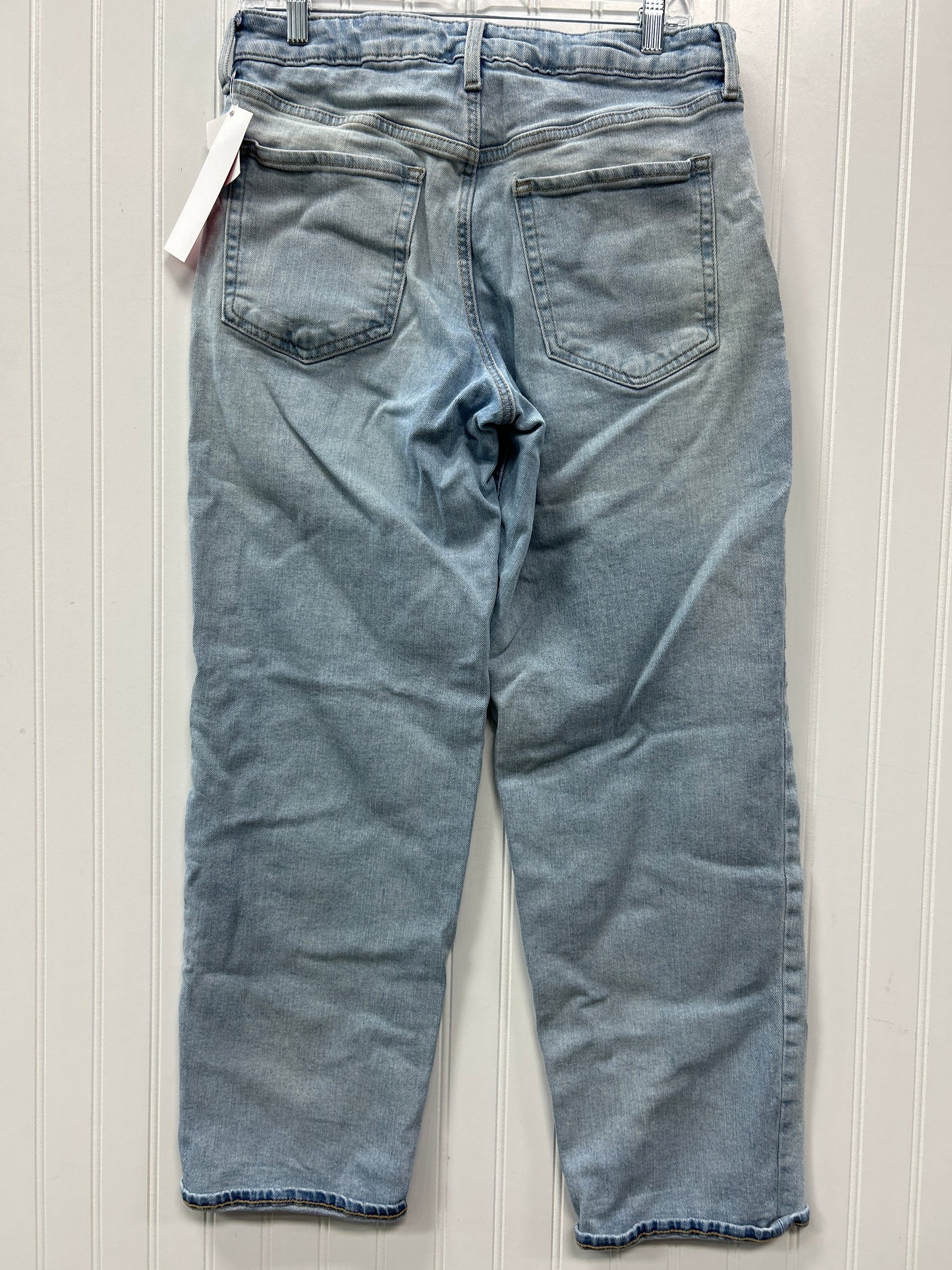 Jeans Straight By Old Navy In Blue Denim, Size:10