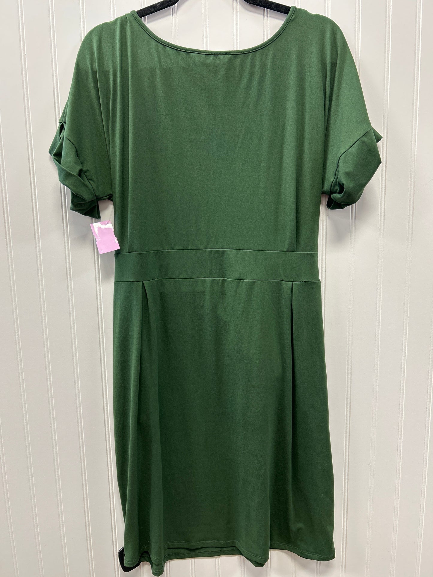 Dress Casual Midi By Zenana Outfitters In Green, Size:Xl