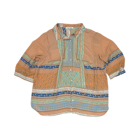 Blouse Ss By Rose And Olive In Multi, Size:2X