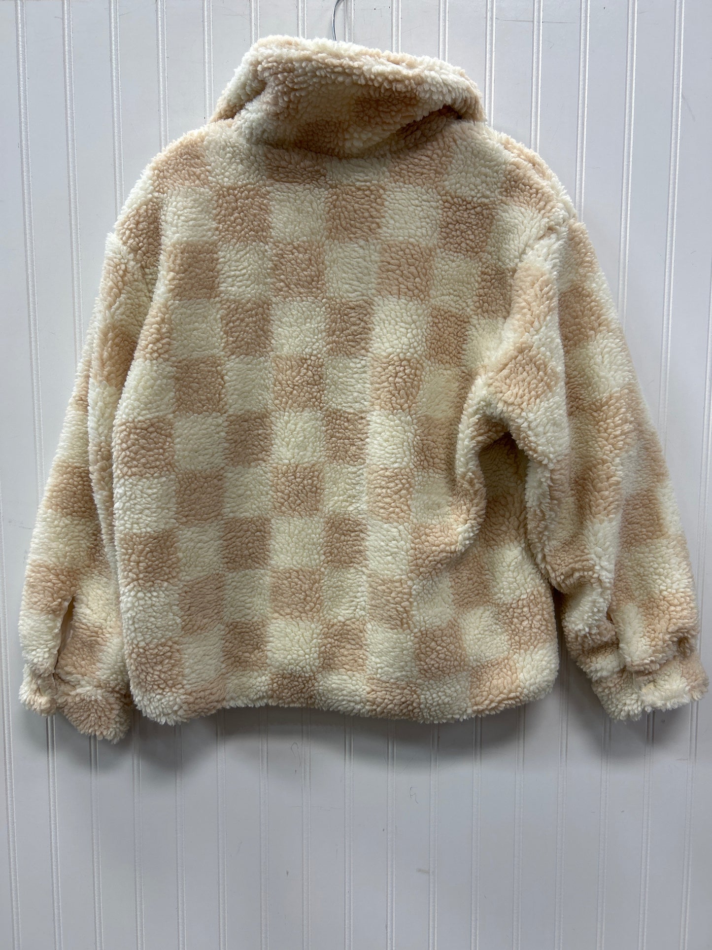 Jacket Fleece By Wild Rose In Tan, Size:S NWT