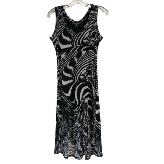 Dress Casual Midi By Karen Kane In Black & White, Size:S