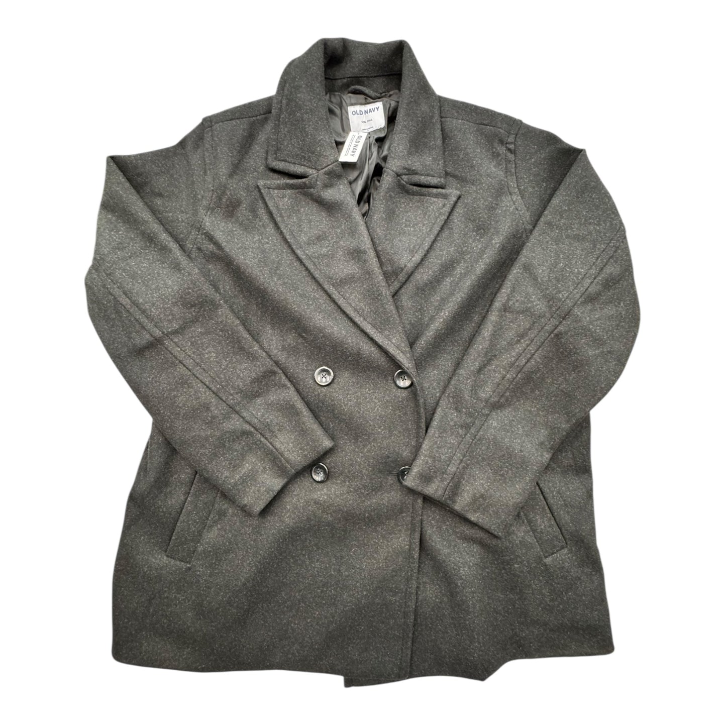 Coat Peacoat By Old Navy In Black, Size:Xxl