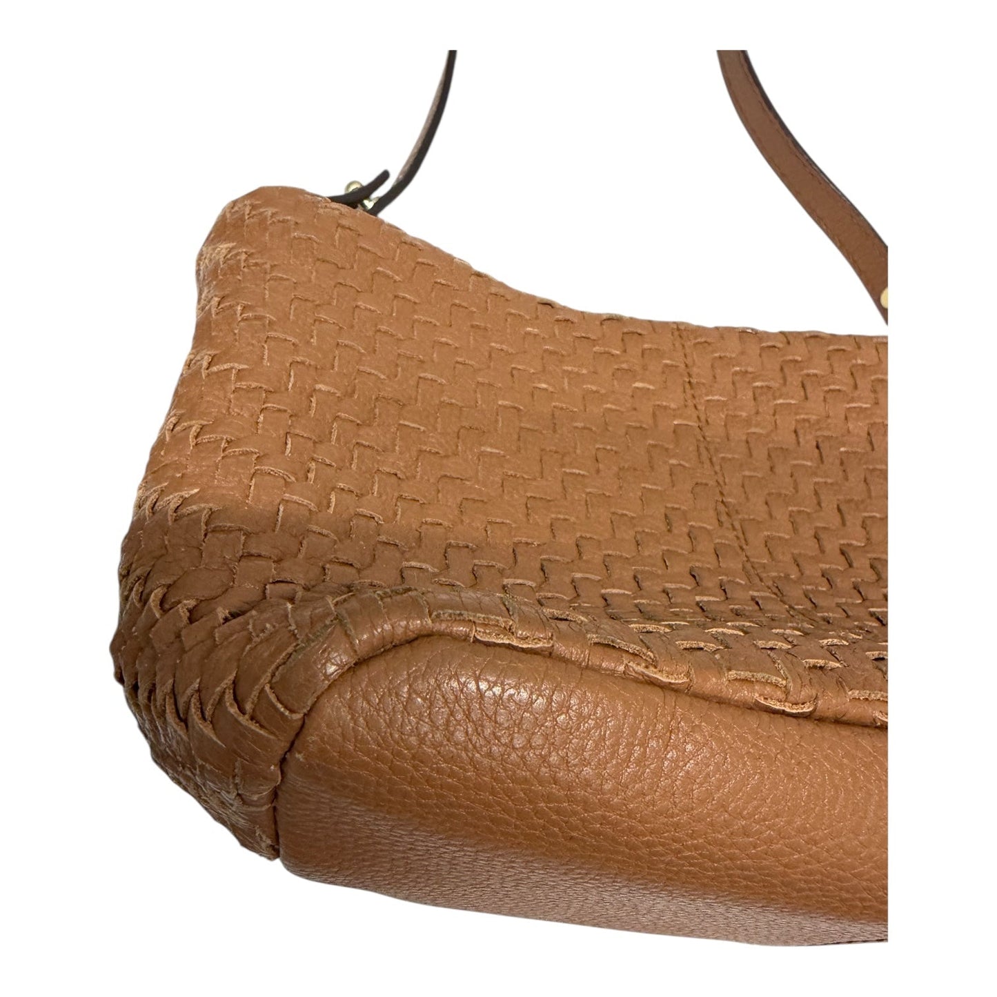 Crossbody Leather By J. Jill In Brown, Size:Small