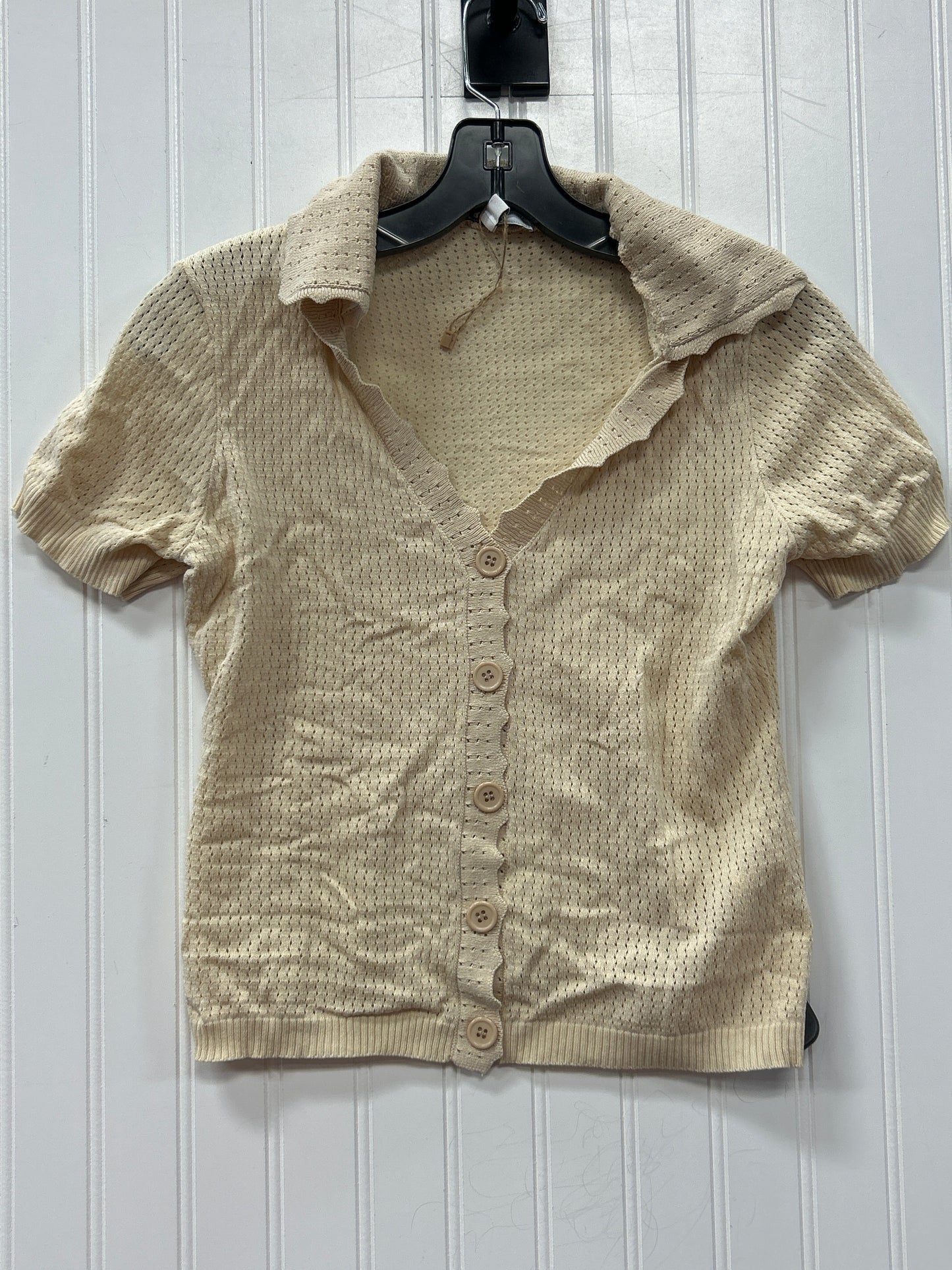 Blouse Ss By Cmc In Tan, Size:M