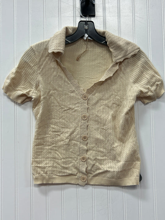 Blouse Ss By Cmc In Tan, Size:M