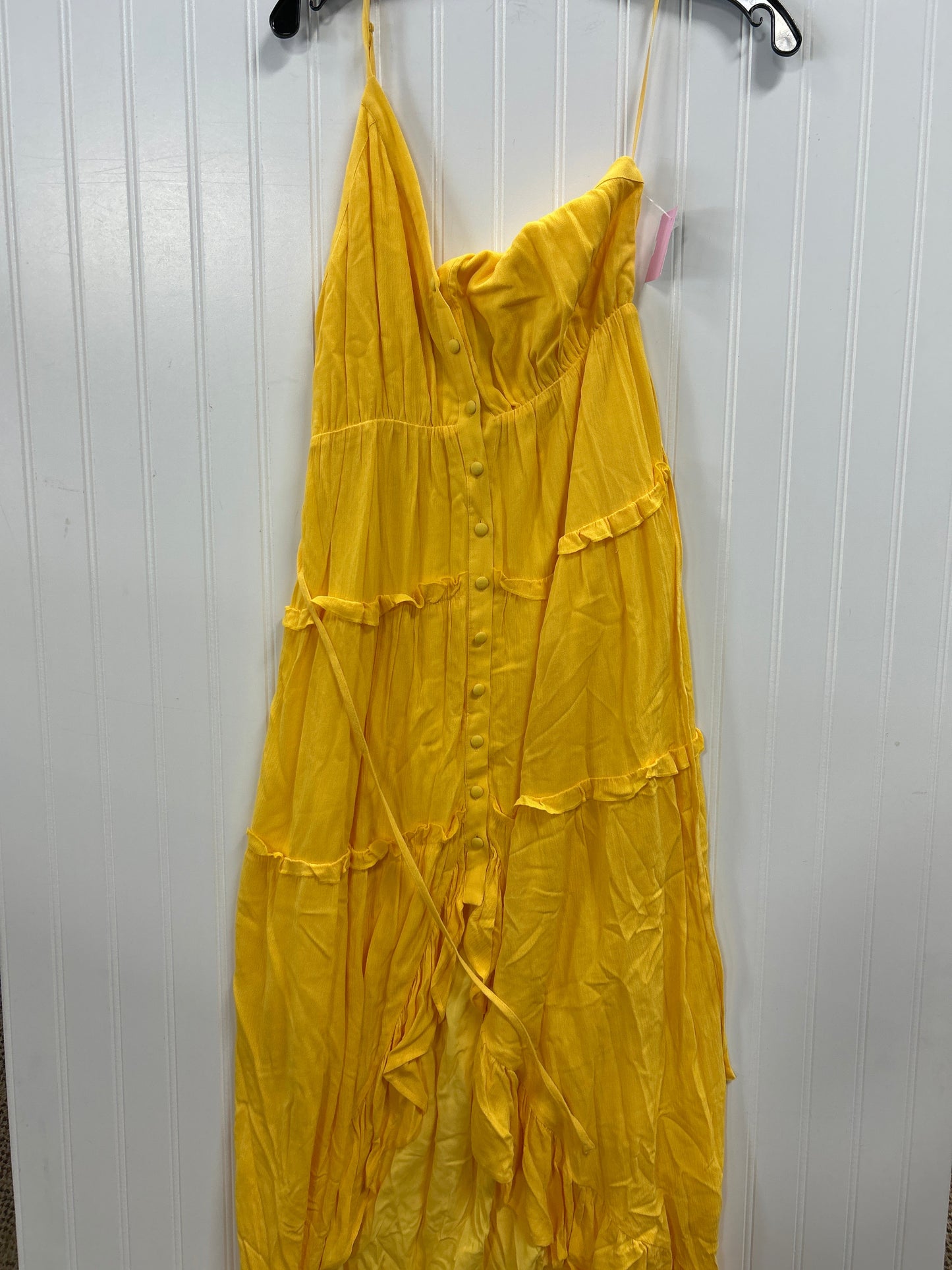 Dress Casual Maxi By Cmb In Yellow, Size:S