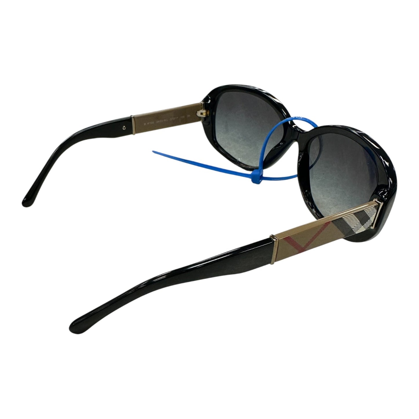 Sunglasses Luxury Designer By Burberry In Black, Size: