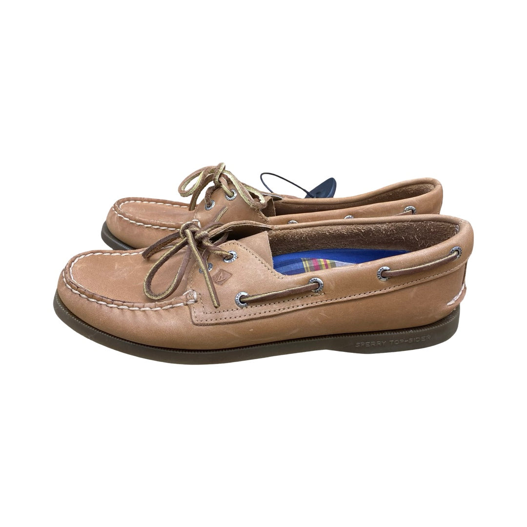 Shoes Flats By Sperry In Brown, Size:8.5