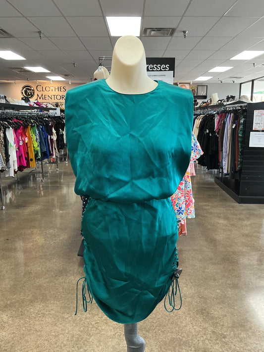 Dress Party Short By Amanda Uprichard In Teal, Size:Xs