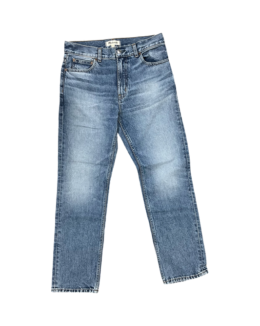 Jeans Straight By Madewell In Blue Denim, Size:2