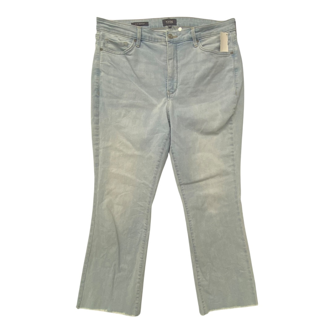 Jeans Boot Cut By Not Your Daughters Jeans In Blue, Size:14