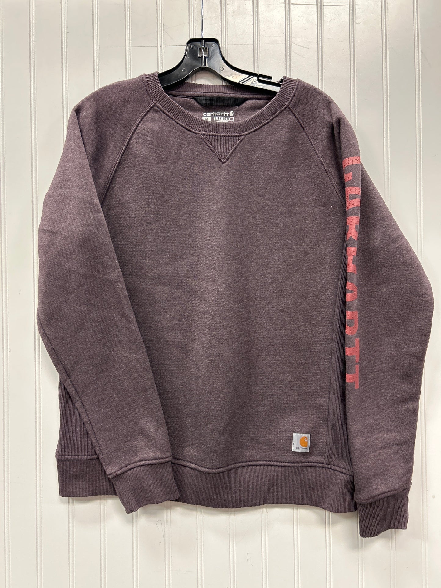 Sweatshirt Crewneck By Carhartt In Purple, Size:M