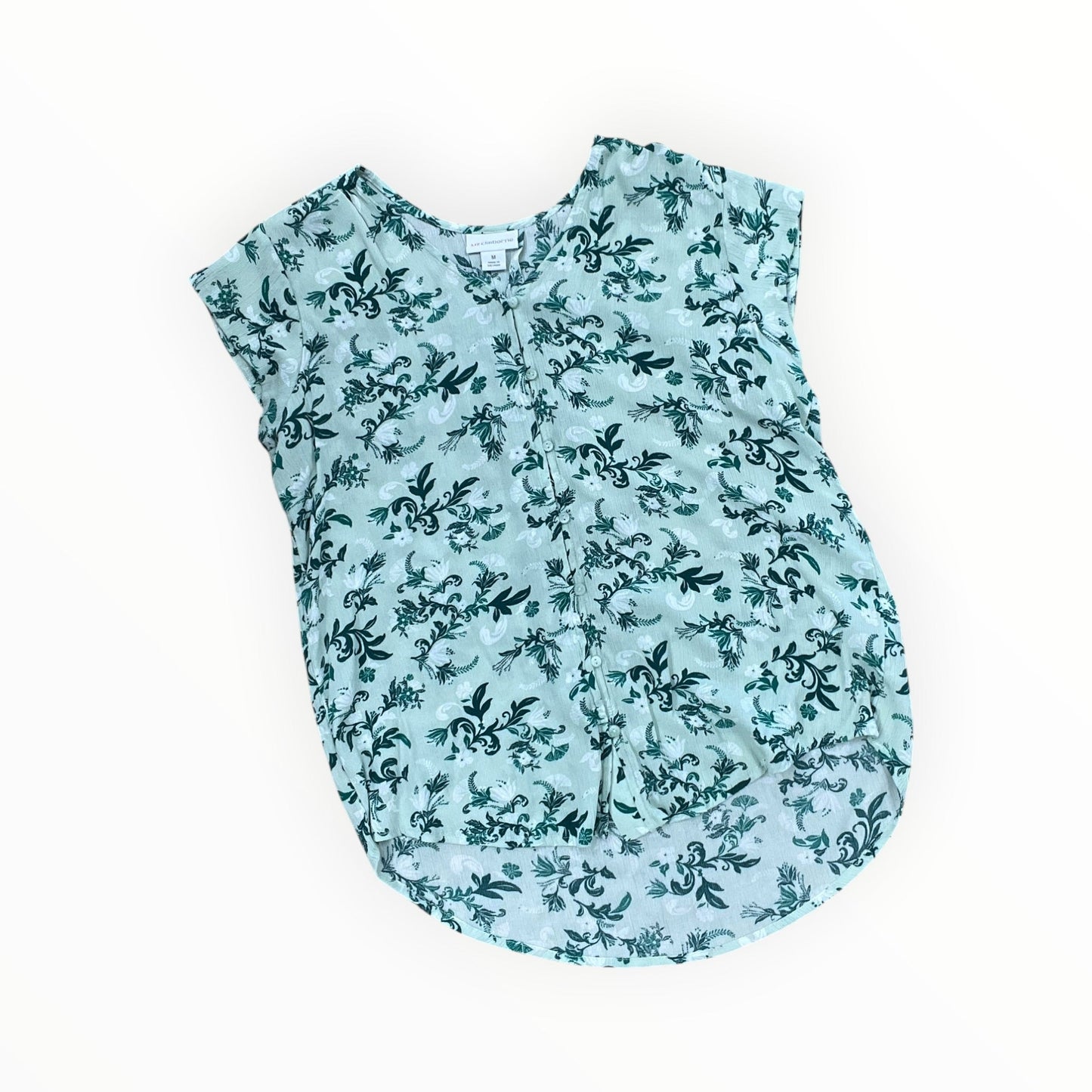 Top Ss By Liz Claiborne In Green, Size:M