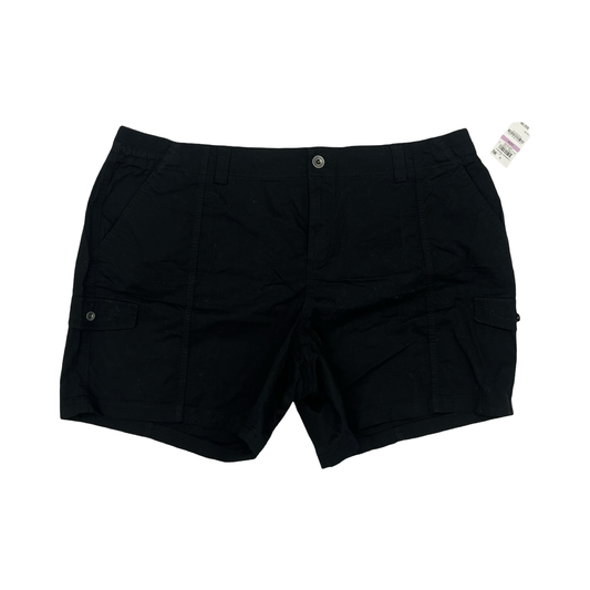 Shorts By Style And Company In Black, Size:22