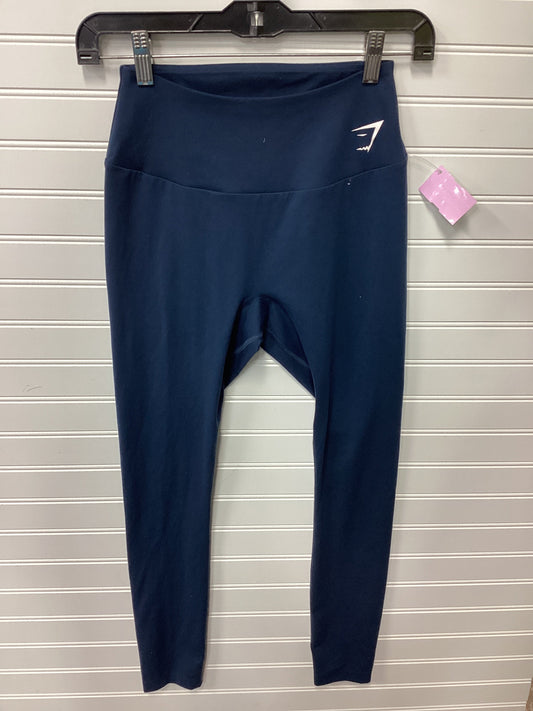 Athletic Leggings By Gym Shark In Navy, Size:S