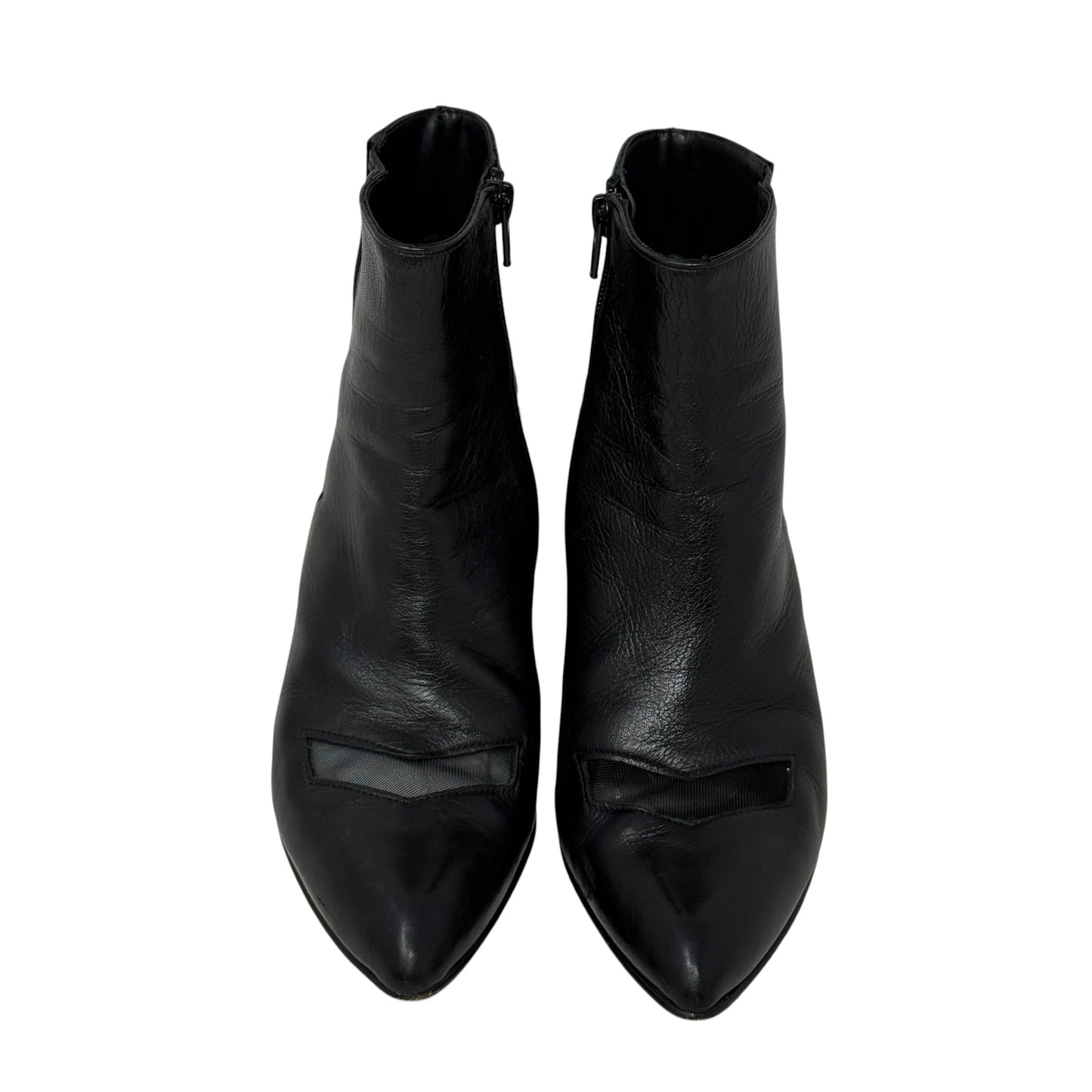 Slash Angular Ankle Boots By John Fluvog In Black, Size: 8