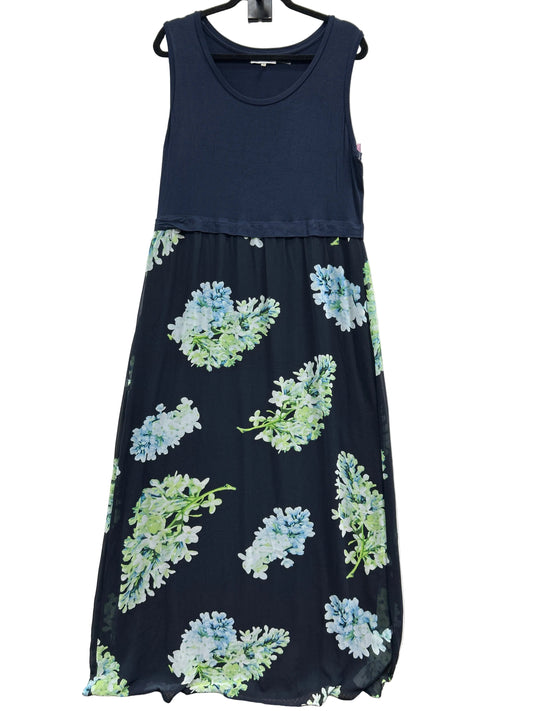 Dress Casual Maxi By Calvin Klein In Navy, Size:Xl
