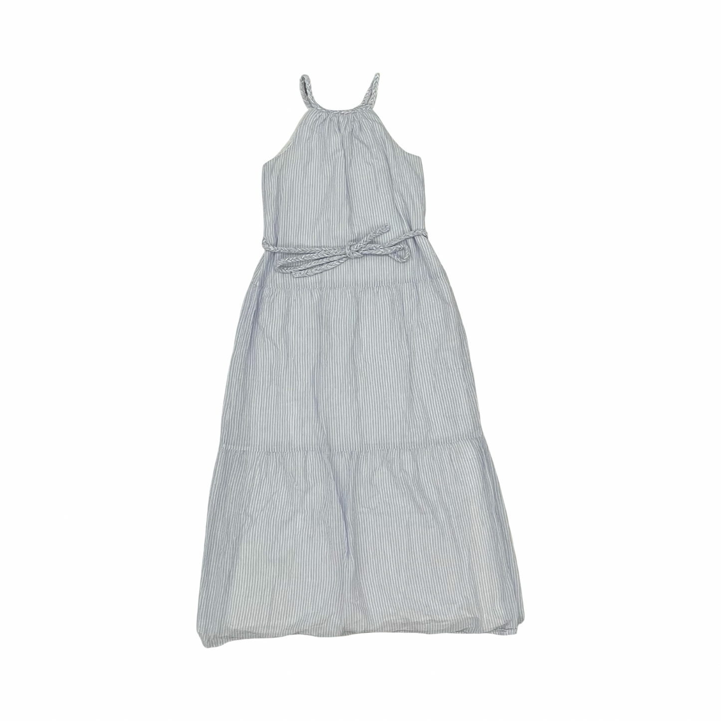 Dress Casual Midi By Japna In Blue & White, Size:Xs