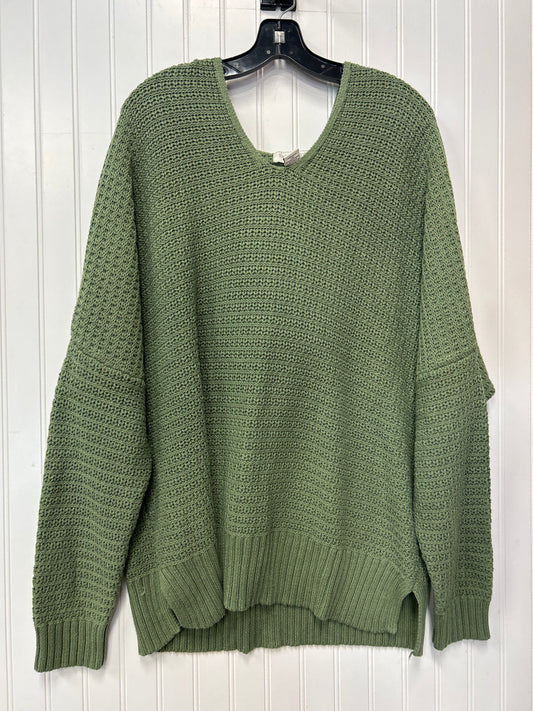 Sweater By Rachel Zoe In Green, Size:2X