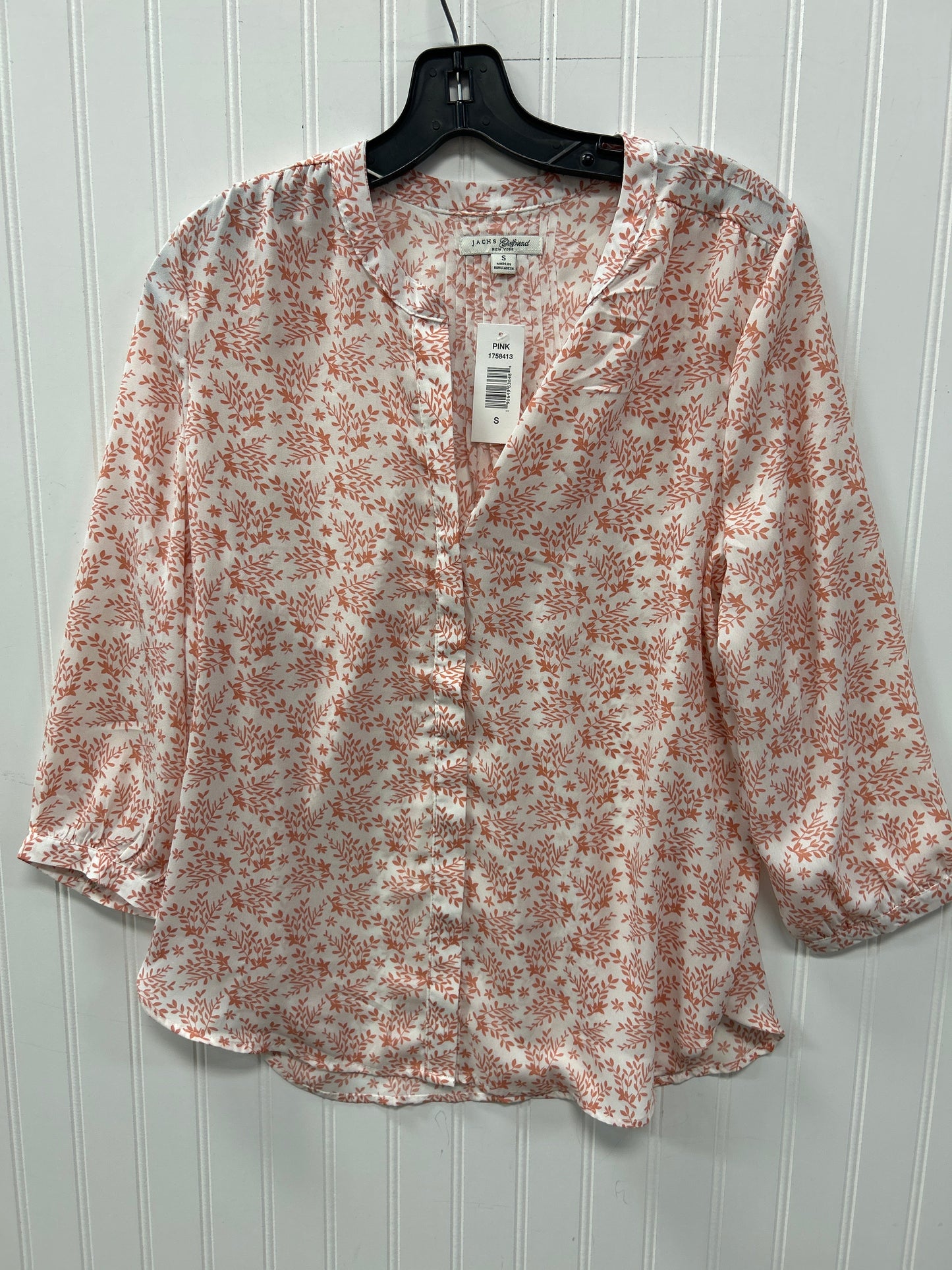 Top Ls By Jachs Girlfirend In Floral Print, Size:S