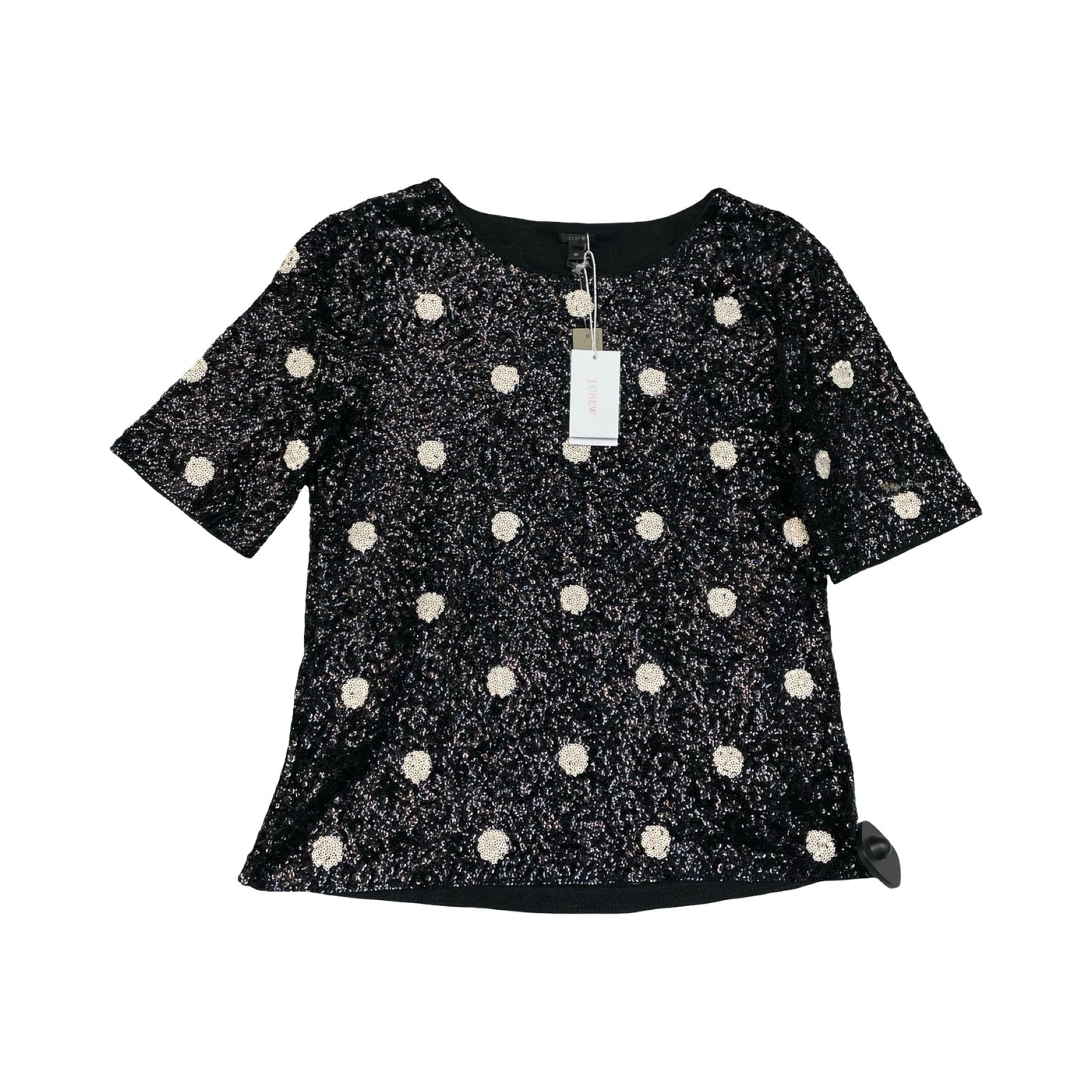 Top Ss By J. Crew In Black & White, Size:M