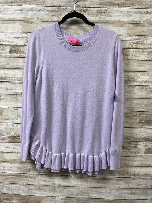 Sweater Designer By Lilly Pulitzer In Purple, Size:Xl