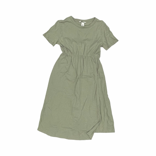 Mat Dress By H&M In Green, Size:S