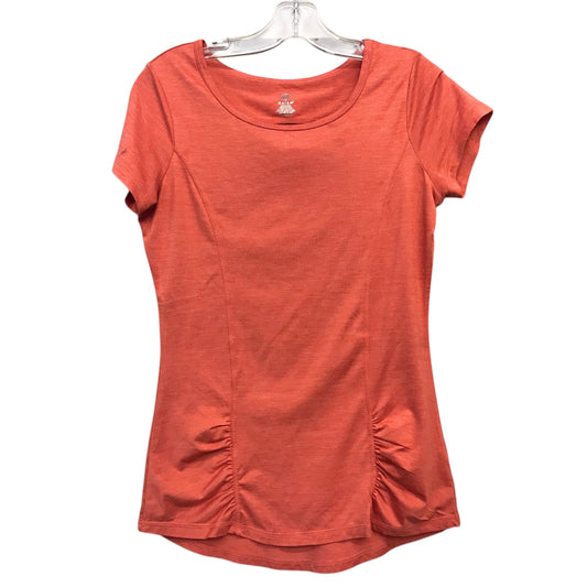 Athletic Top Ss By Gaiam In Orange, Size:Xs
