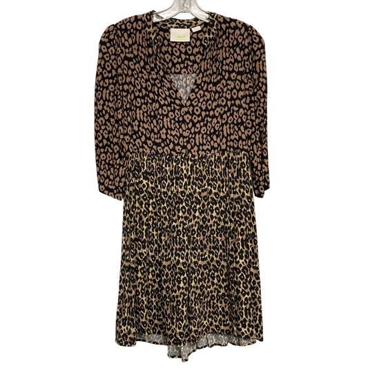 Dress Casual Short By Maeve In Animal Print, Size:Xs