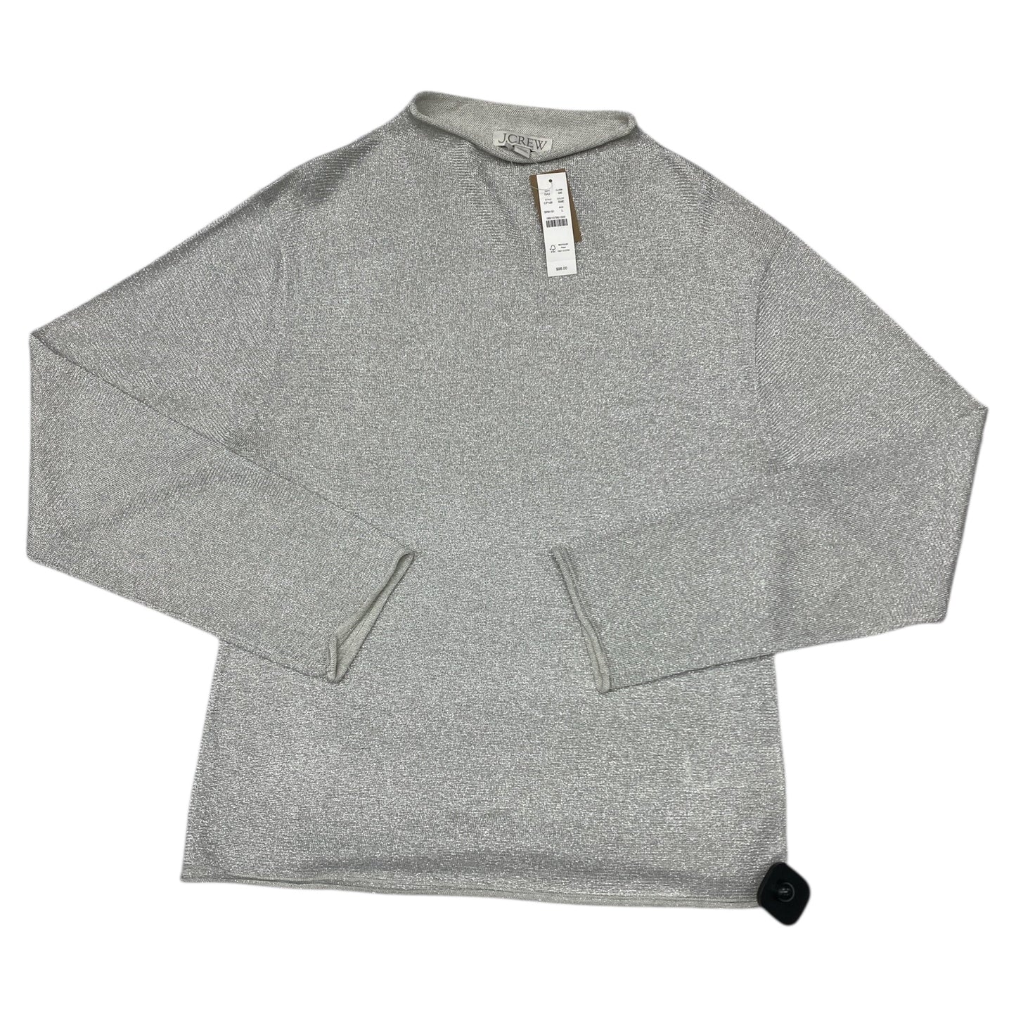 Top Ls By J. Crew In Silver, Size:L