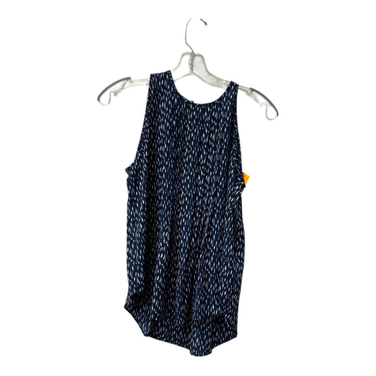 Top Sleeveless By Ann Taylor In Blue, Size:Xs