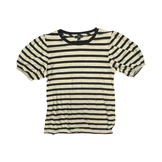 Top Ss By J. Crew In Black & Brown, Size:S