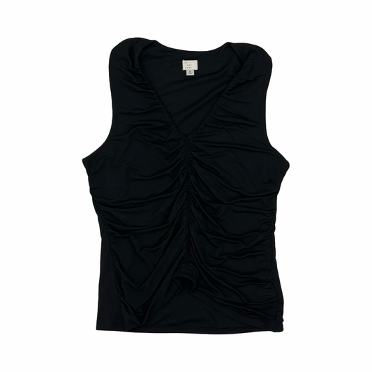 Blouse Sleeveless By A New Day In Black, Size:Xl