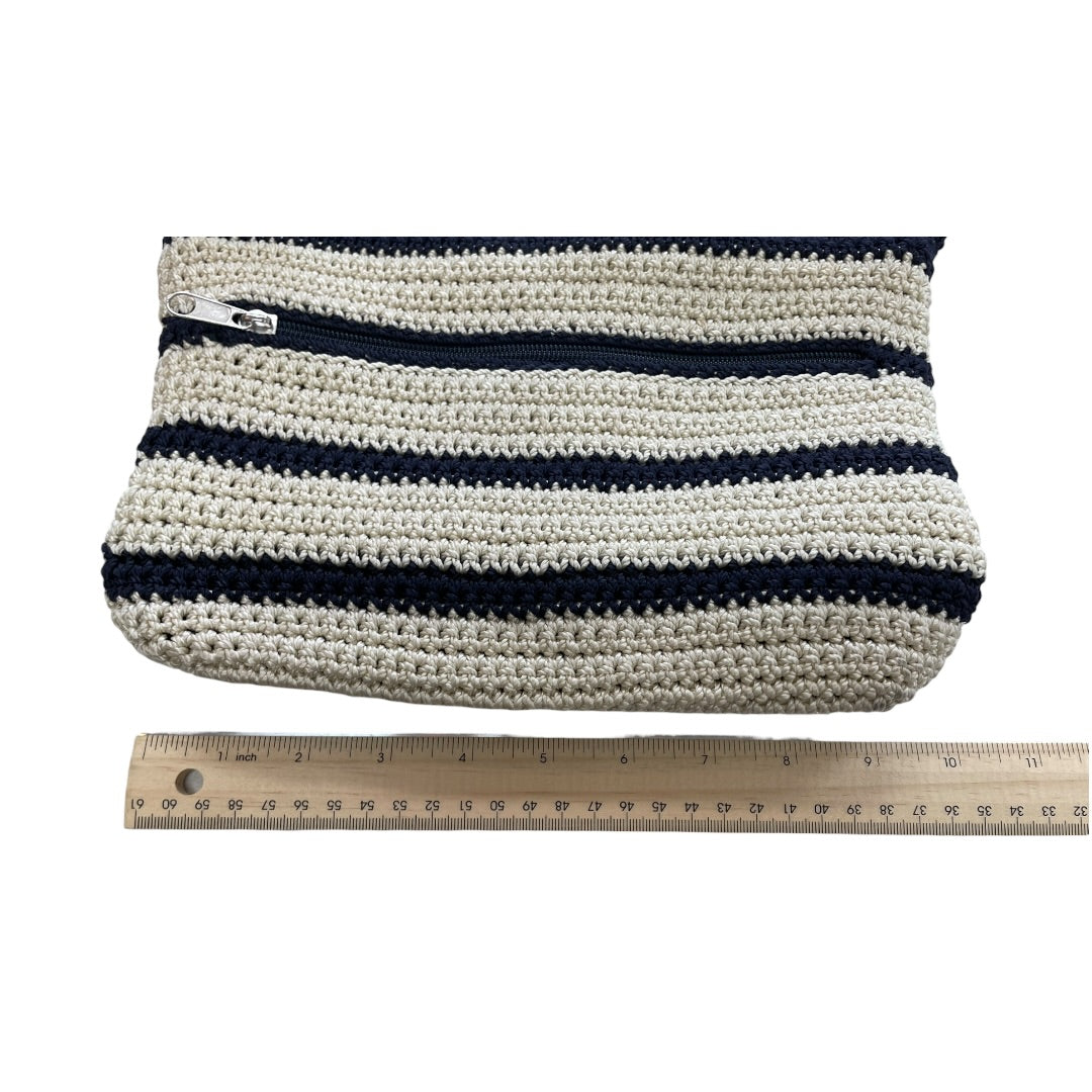Handbag By The Sak In Blue & Cream, Size:Small