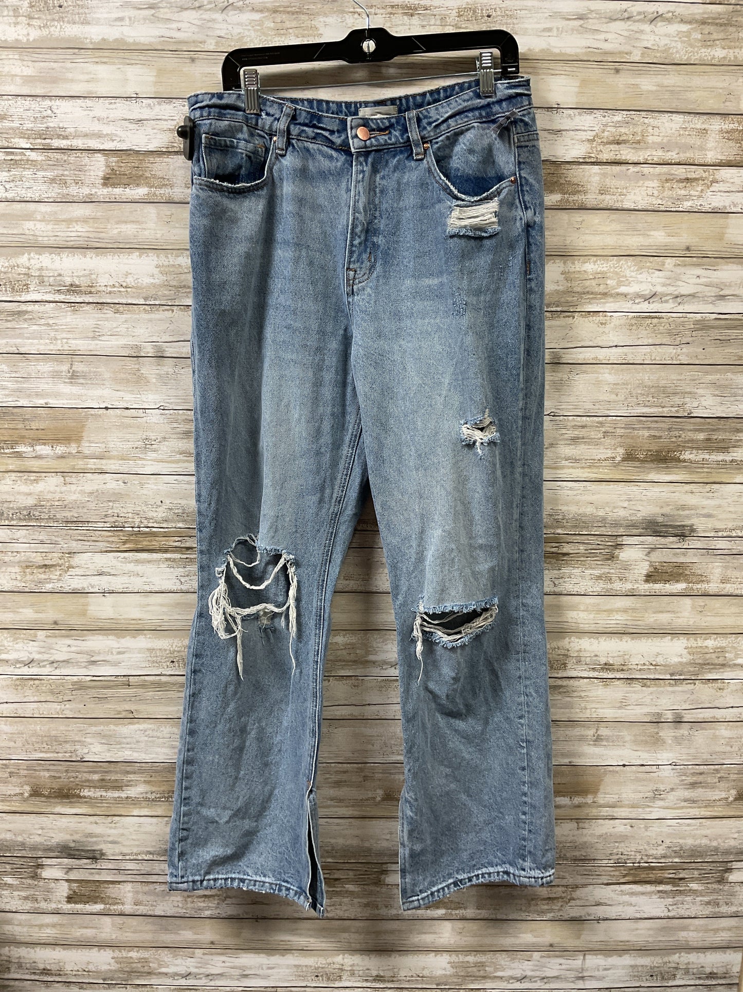 Jeans Straight By Altard State In Blue Denim, Size:14