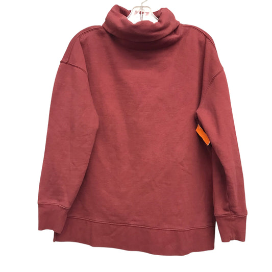 Sweatshirt Collar By Athleta In Red, Size:S