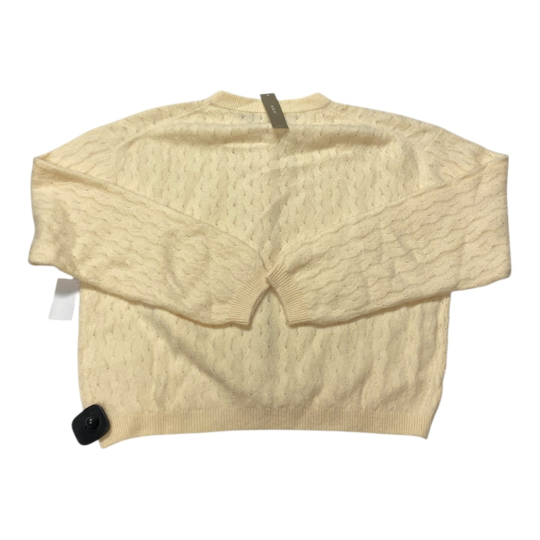 Sweater Cardigan By J. Crew In Yellow, Size:S