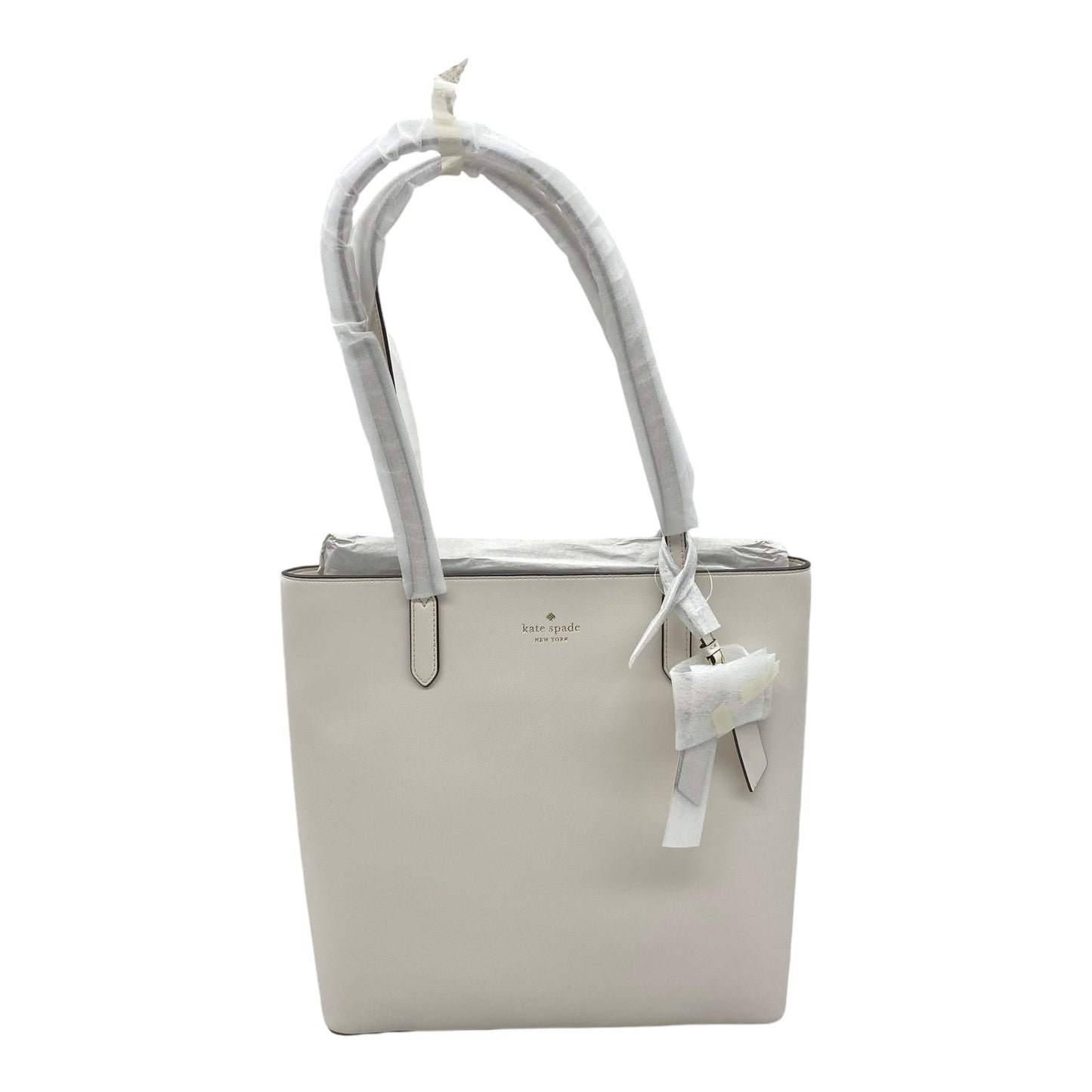 Handbag Designer By Kate Spade In White, Size:Medium