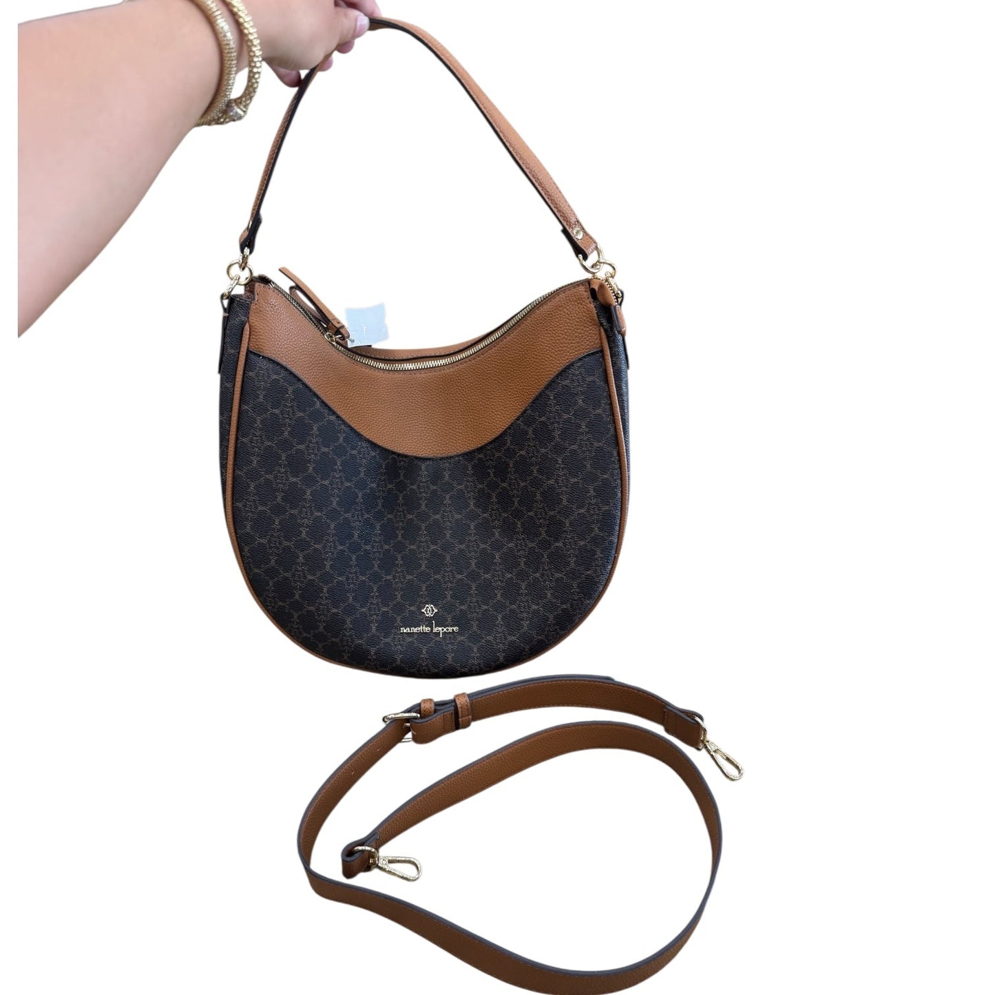 Handbag By Nanette Lepore In Brown, Size:Medium