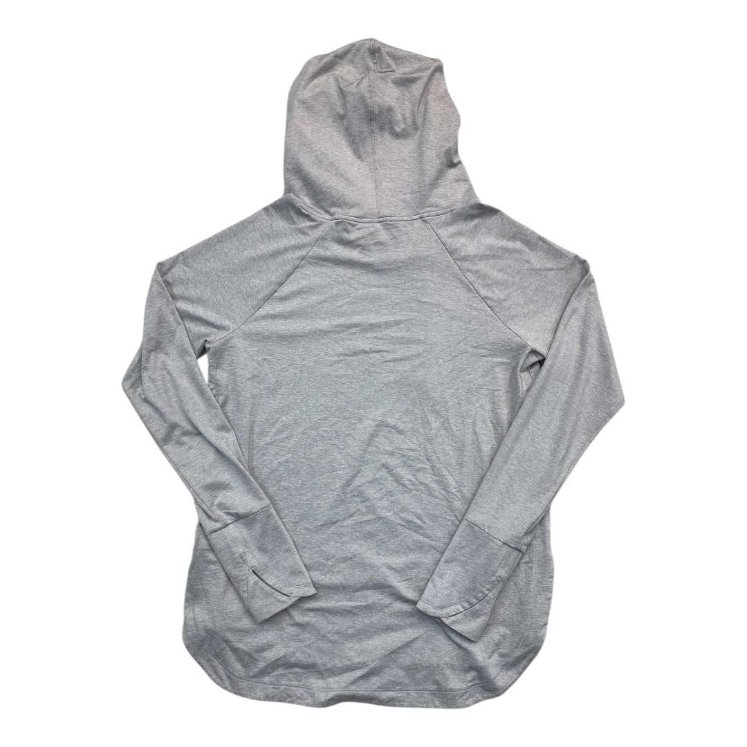 Athletic Top Ls Hoodie By Athleta In Grey, Size:M
