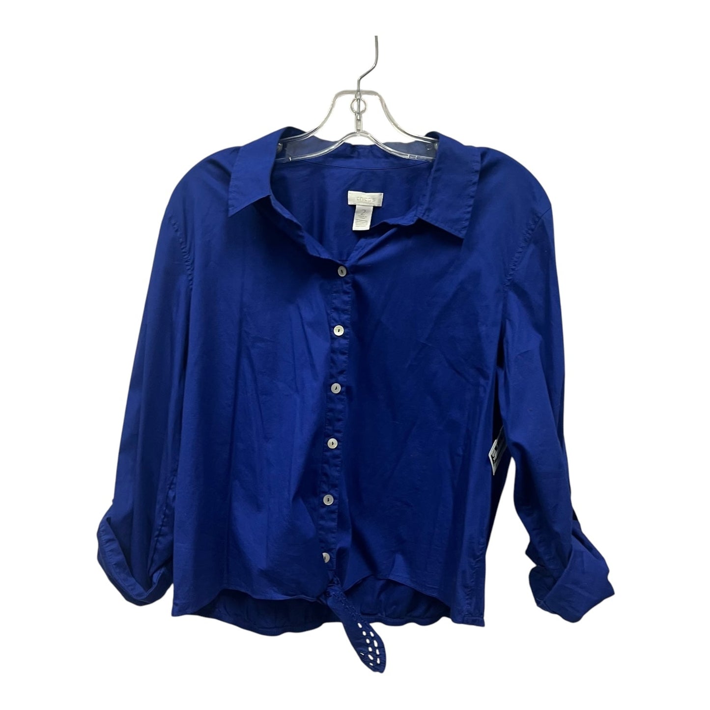 Top Ls By Chicos In Blue, Size:L