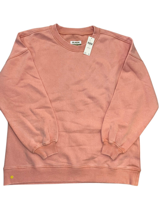 Sweatshirt Crewneck By Anthropologie In Peach, Size:Xxs