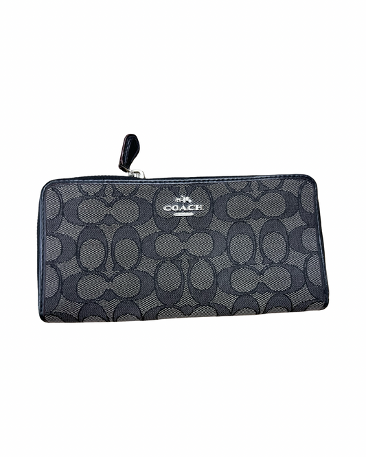 Wallet Designer By Coach In Black, Size:Medium